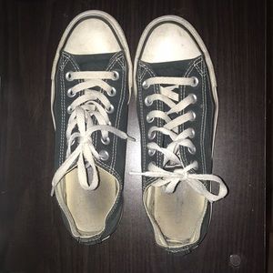 Black and white converse
